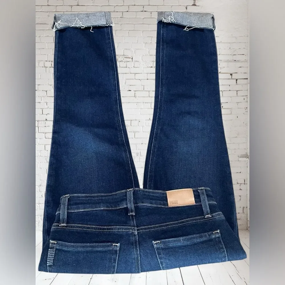 PAIGE Raw‎ Hem Ankle Jeans Size 25” RUN BIG